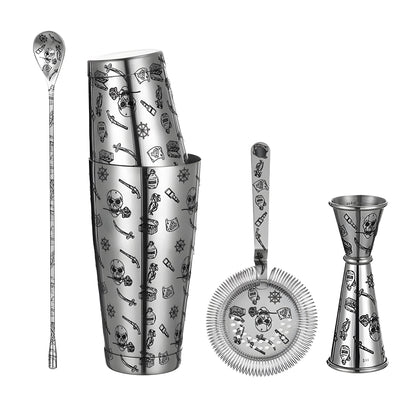 Decorative Cocktail Bar Tool Set — 5 Pieces