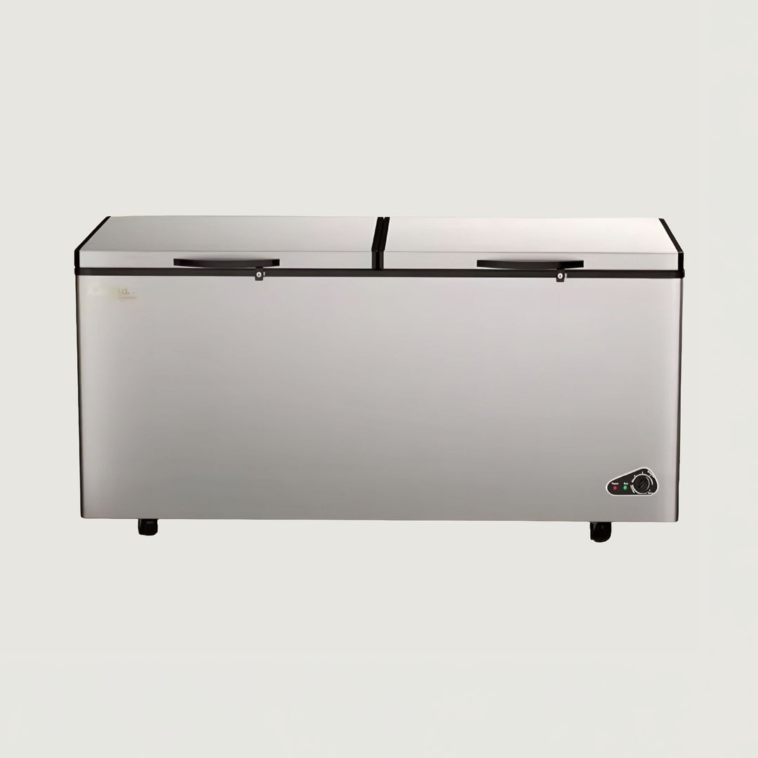 Northlake Double-Lid Chest Freezer — complete product in an uncropped square photograph