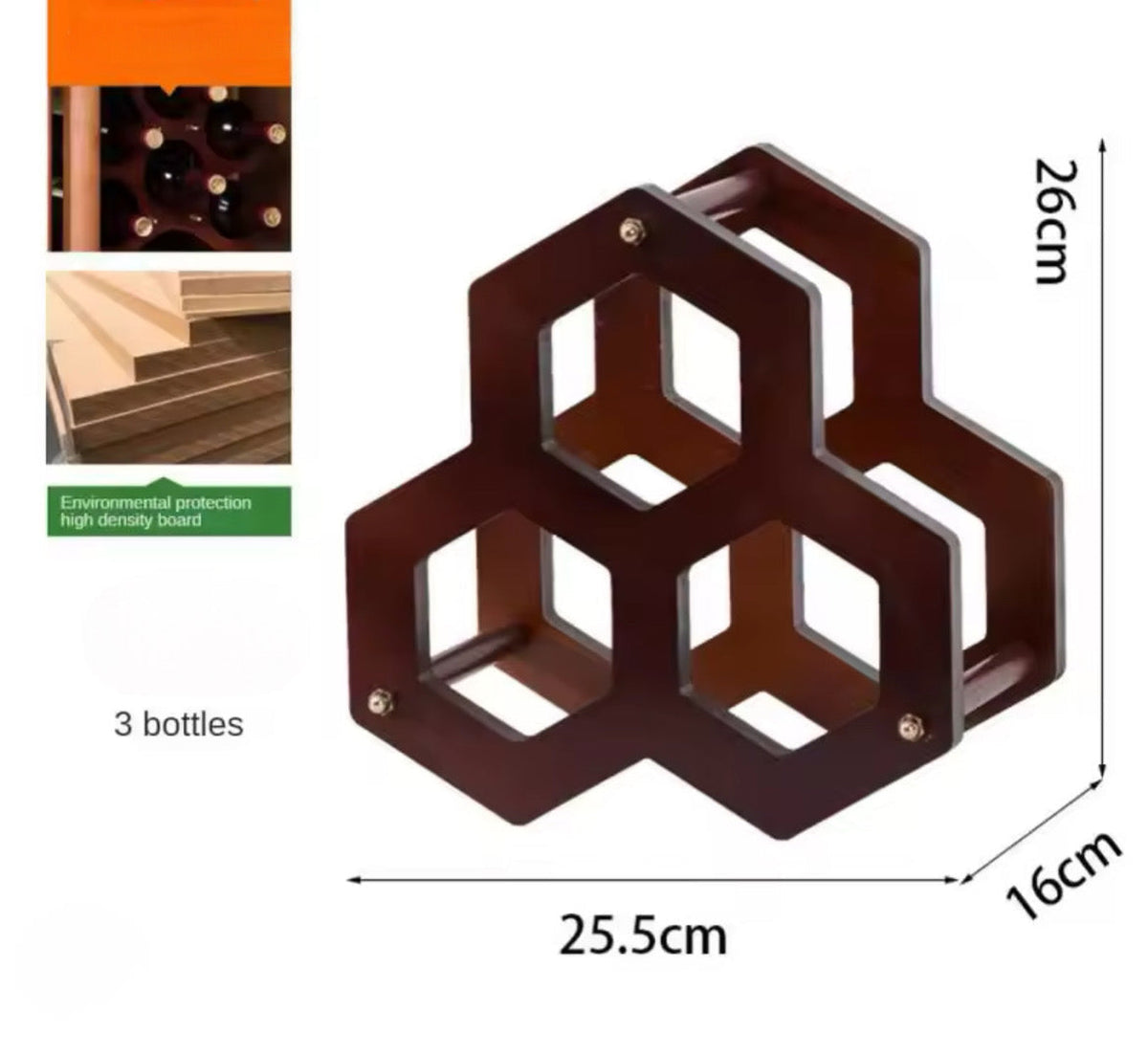 Decorative Wooden Bottle Stand