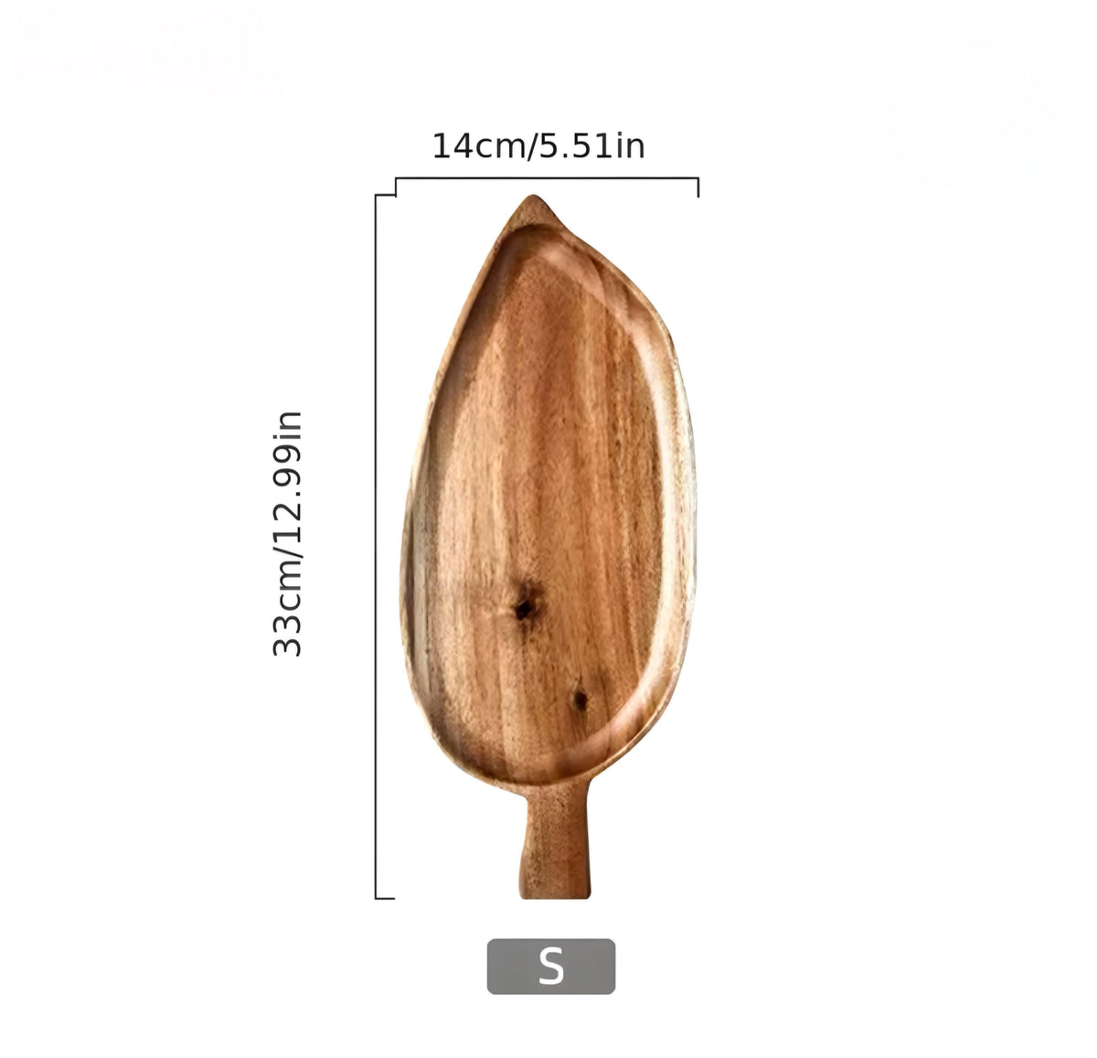 Leaf-Shaped Trays Set — 2 Pieces