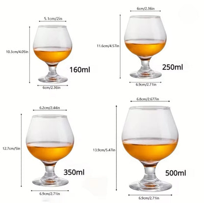 Footed Beer Glass Set — 6 Pieces
