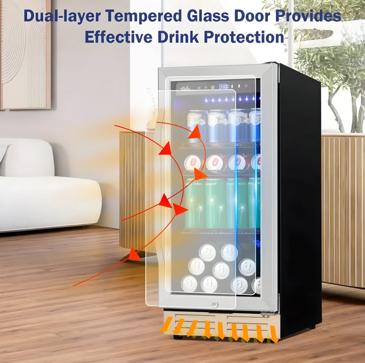 Freestanding Fridge Cooler Display