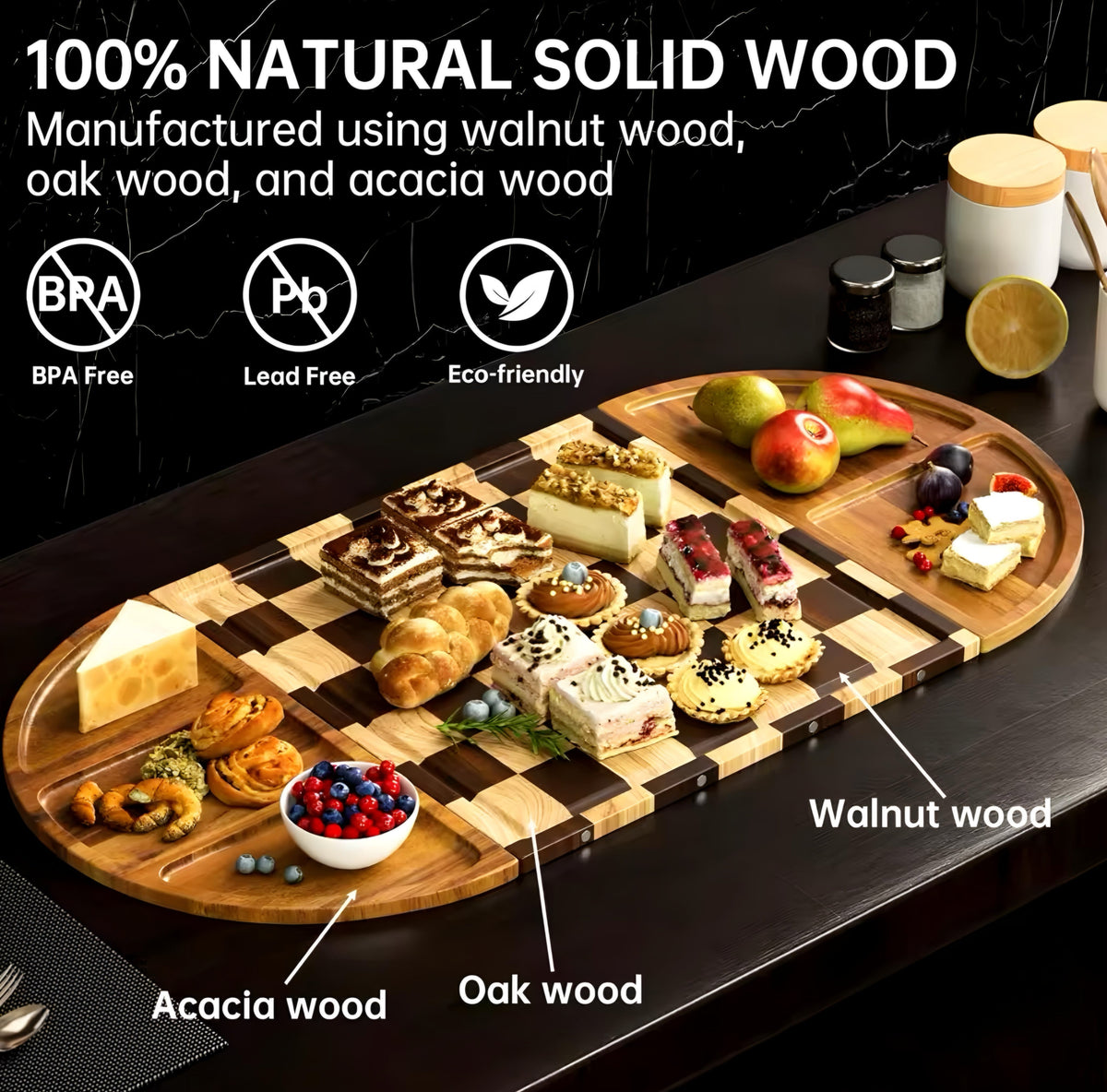 Checkerboard Cheese Board