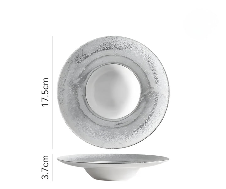 Speckled Ceramic Plate Set — 4 Pieces