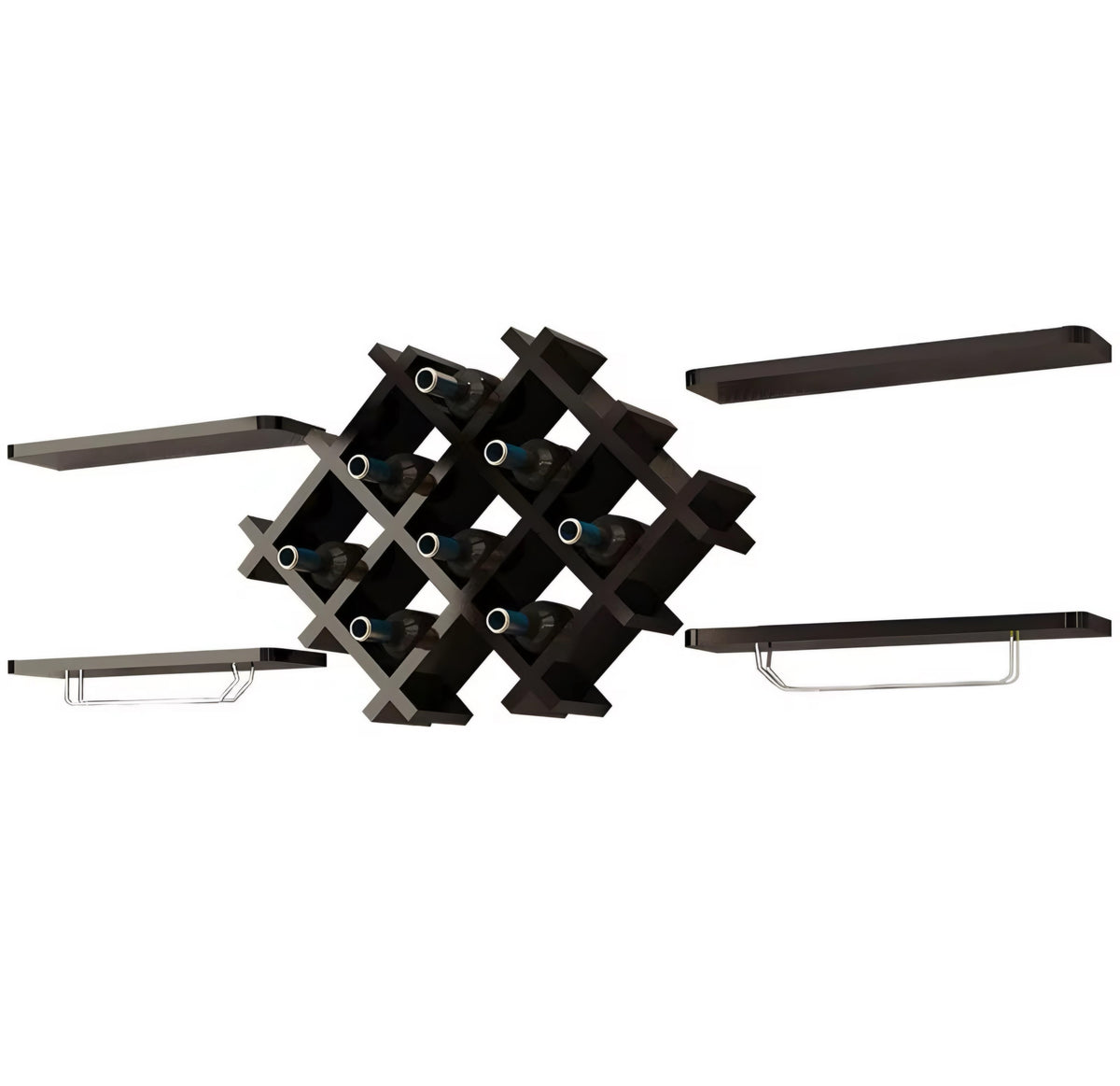 Wall-Mounted Shelf Rack