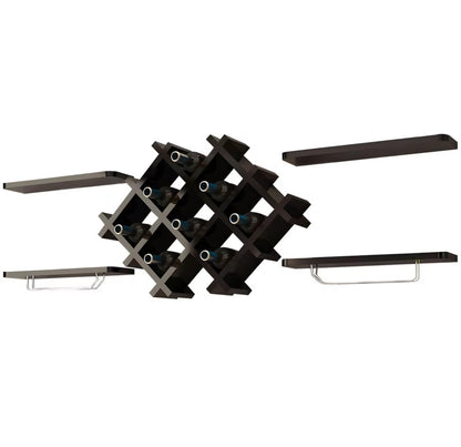 Wall-Mounted Shelf Rack