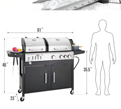 Gas & Charcoal Grill