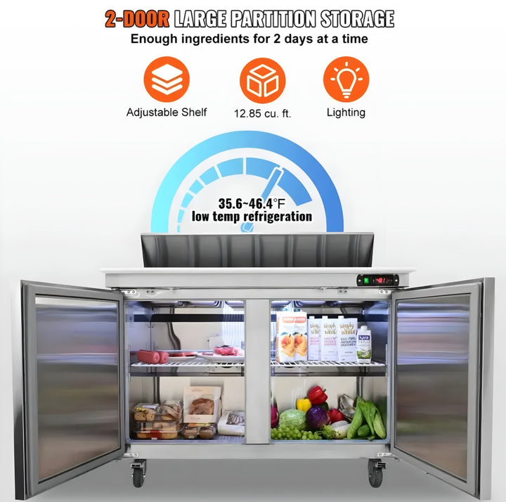 Refrigerated Food Prep Station
