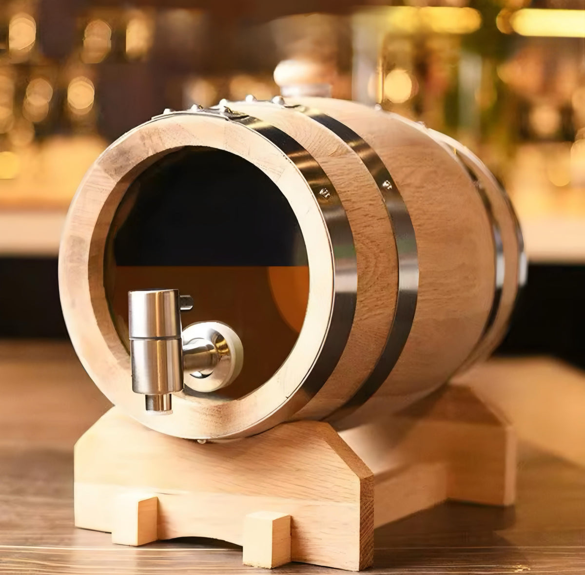 Classic Oak Barrel