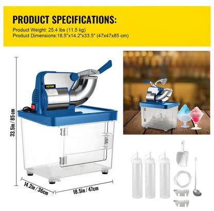 Ice Crusher with Collection Bin