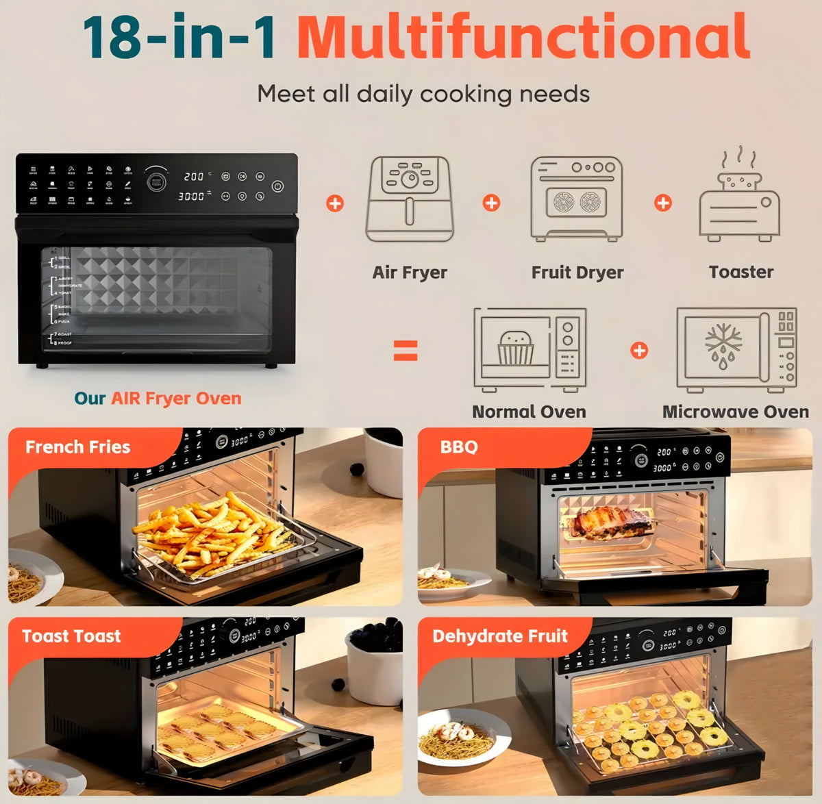 Large Air Fryer Oven