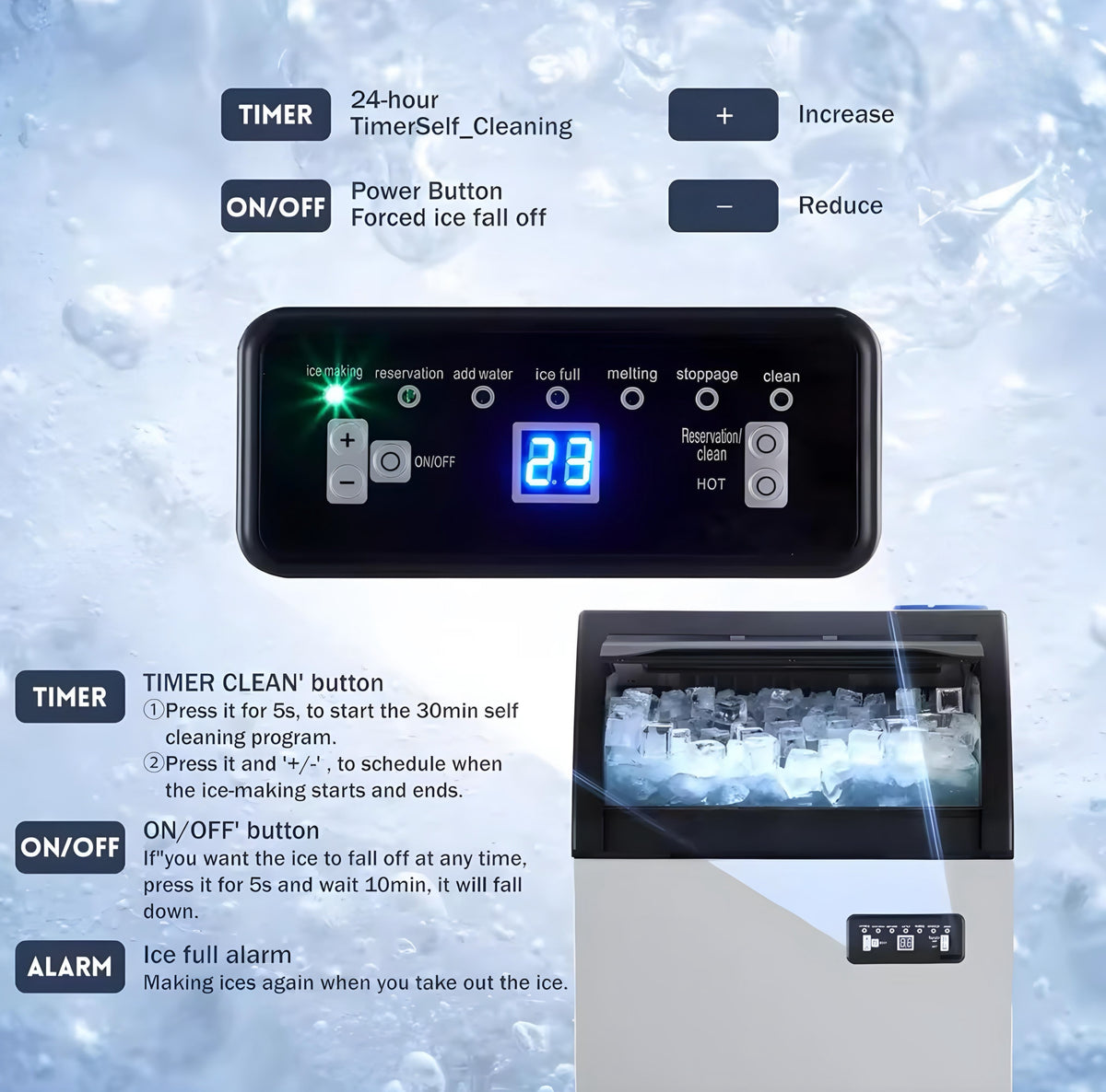 Freestanding Ice Maker