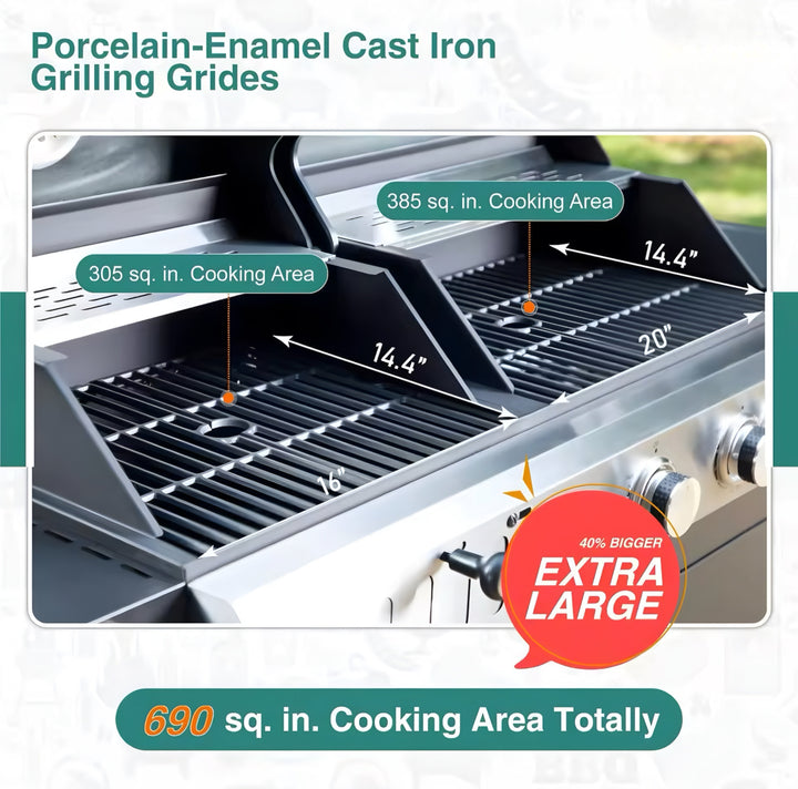 Gas & Charcoal Grill
