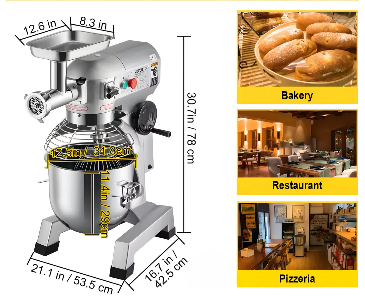 Stand Mixer with Meat Grinder