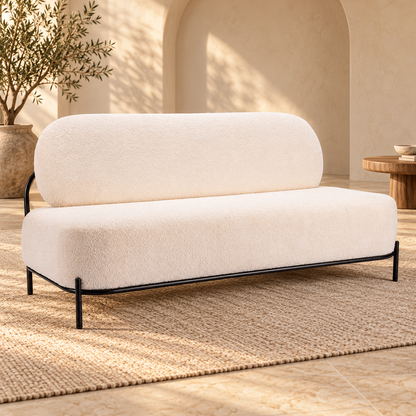 Arendal Vanilla Sofa — styled room main product image