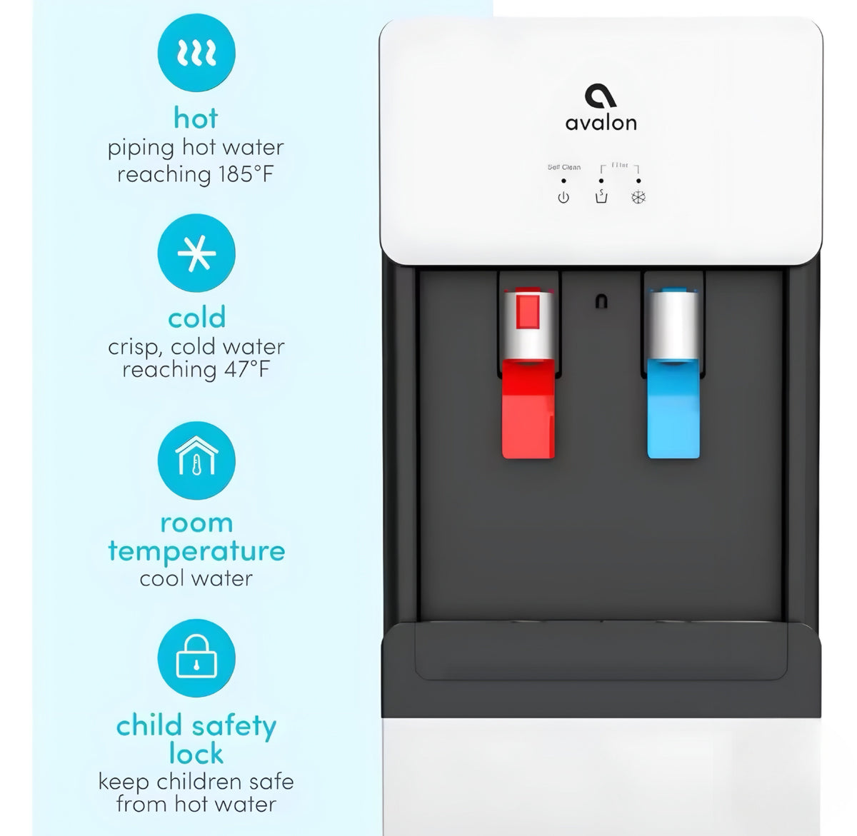 Self-Cleaning Bottleless Water Dispenser