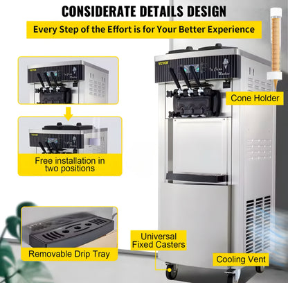 Commercial Soft Ice Cream Maker