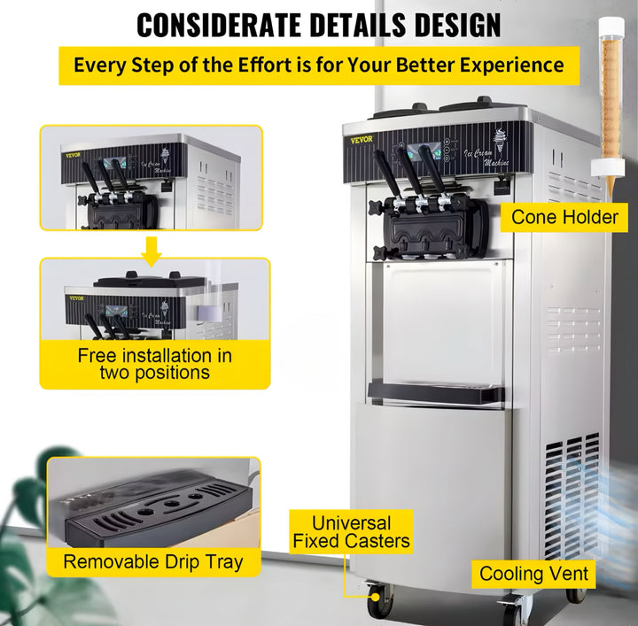Commercial Soft Ice Cream Maker