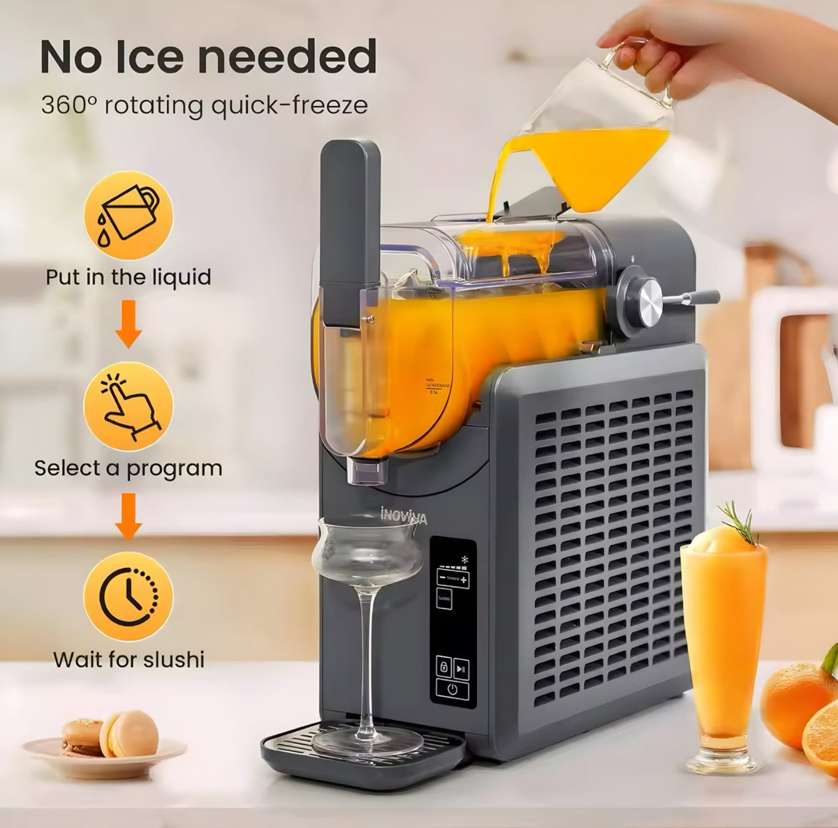 Self-Cleaning Slushy Machine