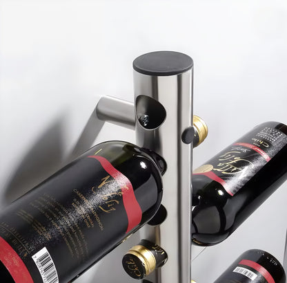 Wall-Mounted Multi-Bottle Rack