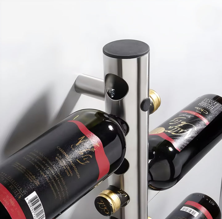 Wall-Mounted Multi-Bottle Rack