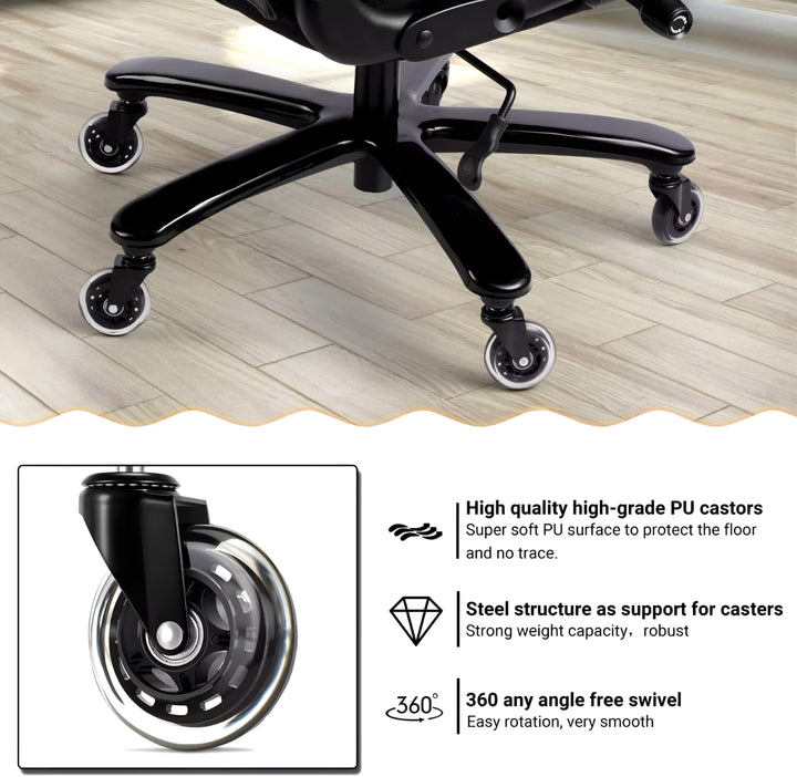 Diamond-Quilted Office Chair