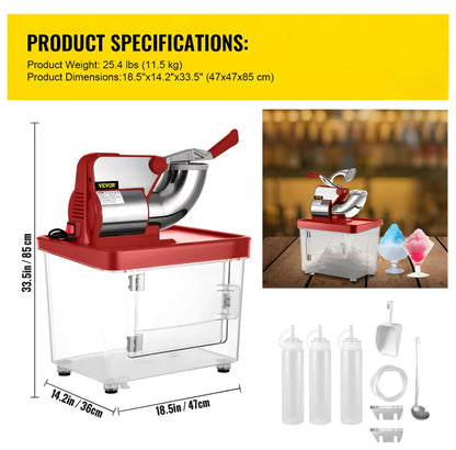 Ice Crusher with Collection Bin