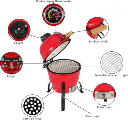 Compact Kamado Grill