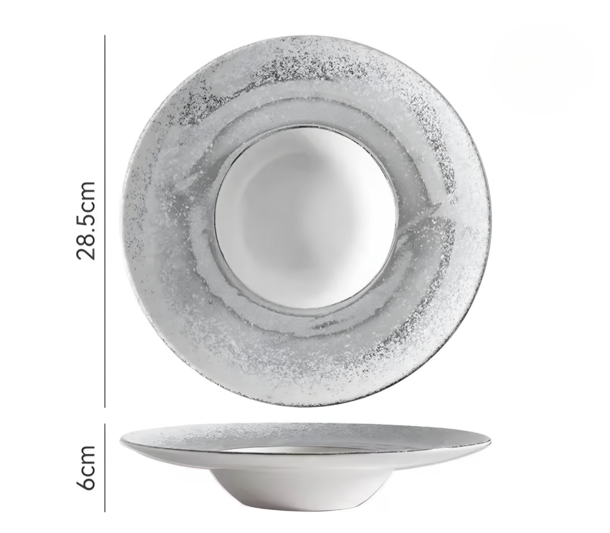 Speckled Ceramic Plate Set — 4 Pieces