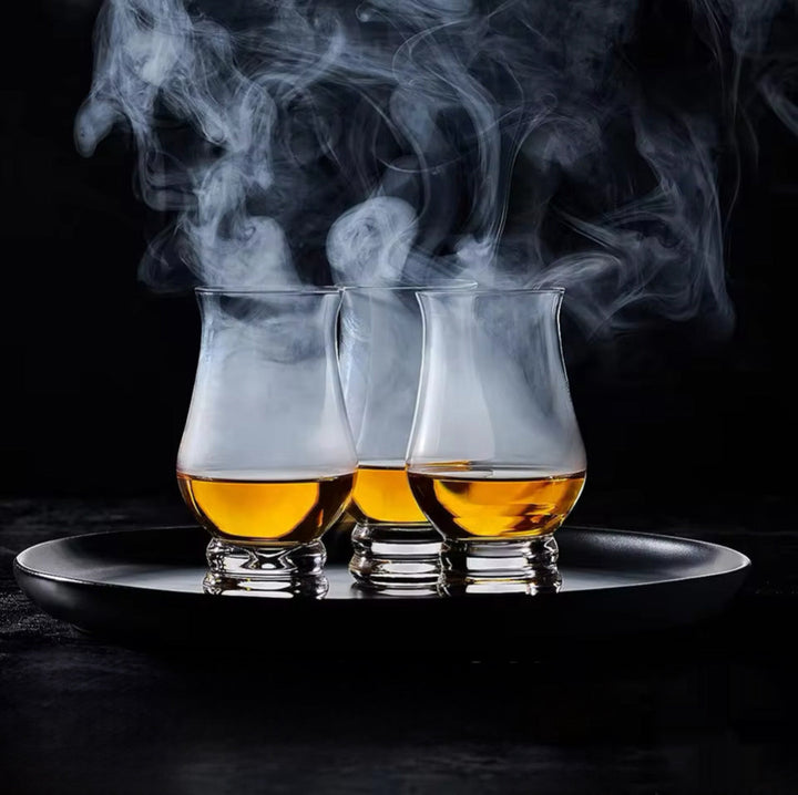 Footed Whiskey Glass Set — 6 Pieces