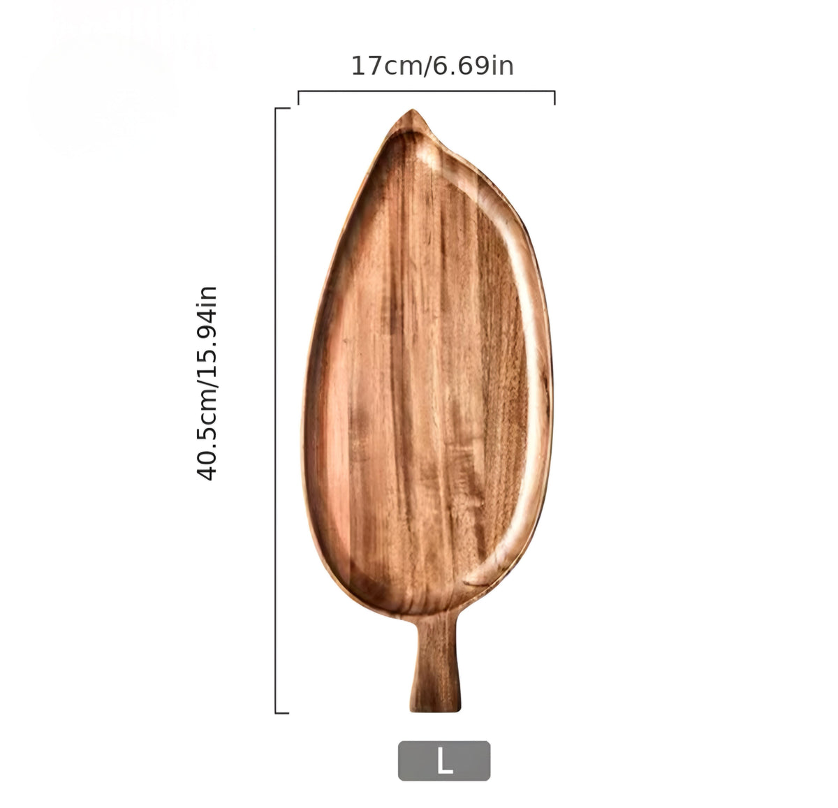 Leaf-Shaped Trays Set — 2 Pieces