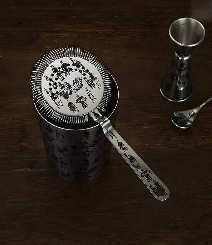 Decorative Cocktail Bar Tool Set — 5 Pieces