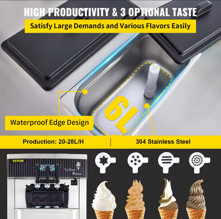 Commercial Soft Ice Cream Maker