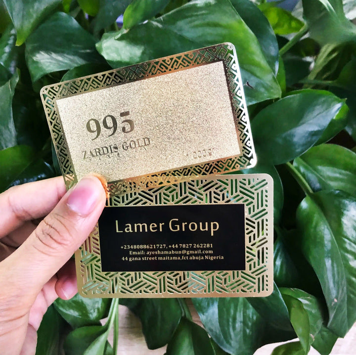 Custom Metal Business Cards