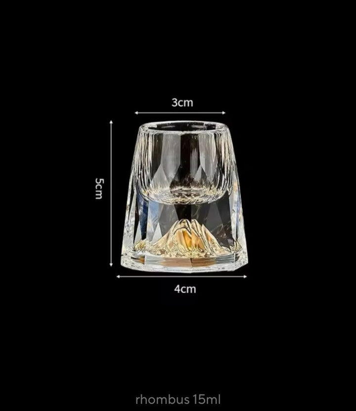 Faceted Shot Glass Set — 6 Pieces
