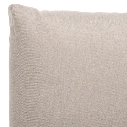 Strap-Detail Wood-Frame Accent Chair