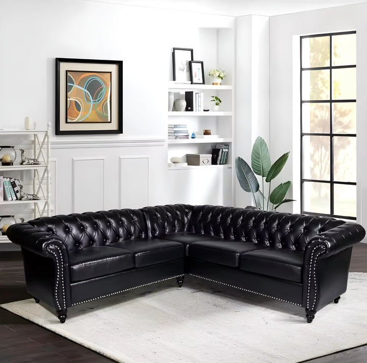 Leather Chesterfield Sofa