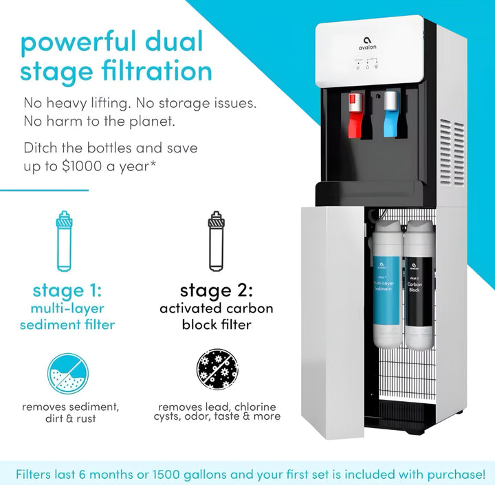 Self-Cleaning Bottleless Water Dispenser