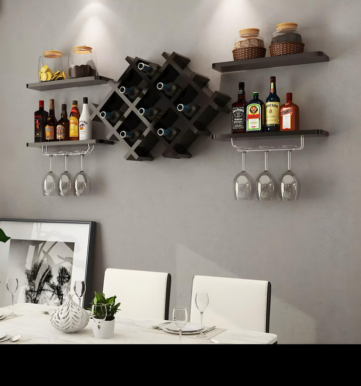 Wall-Mounted Shelf Rack