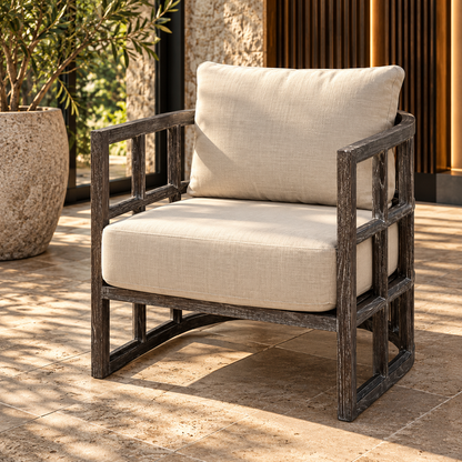 Hayden Demi-Lune Accent Chair