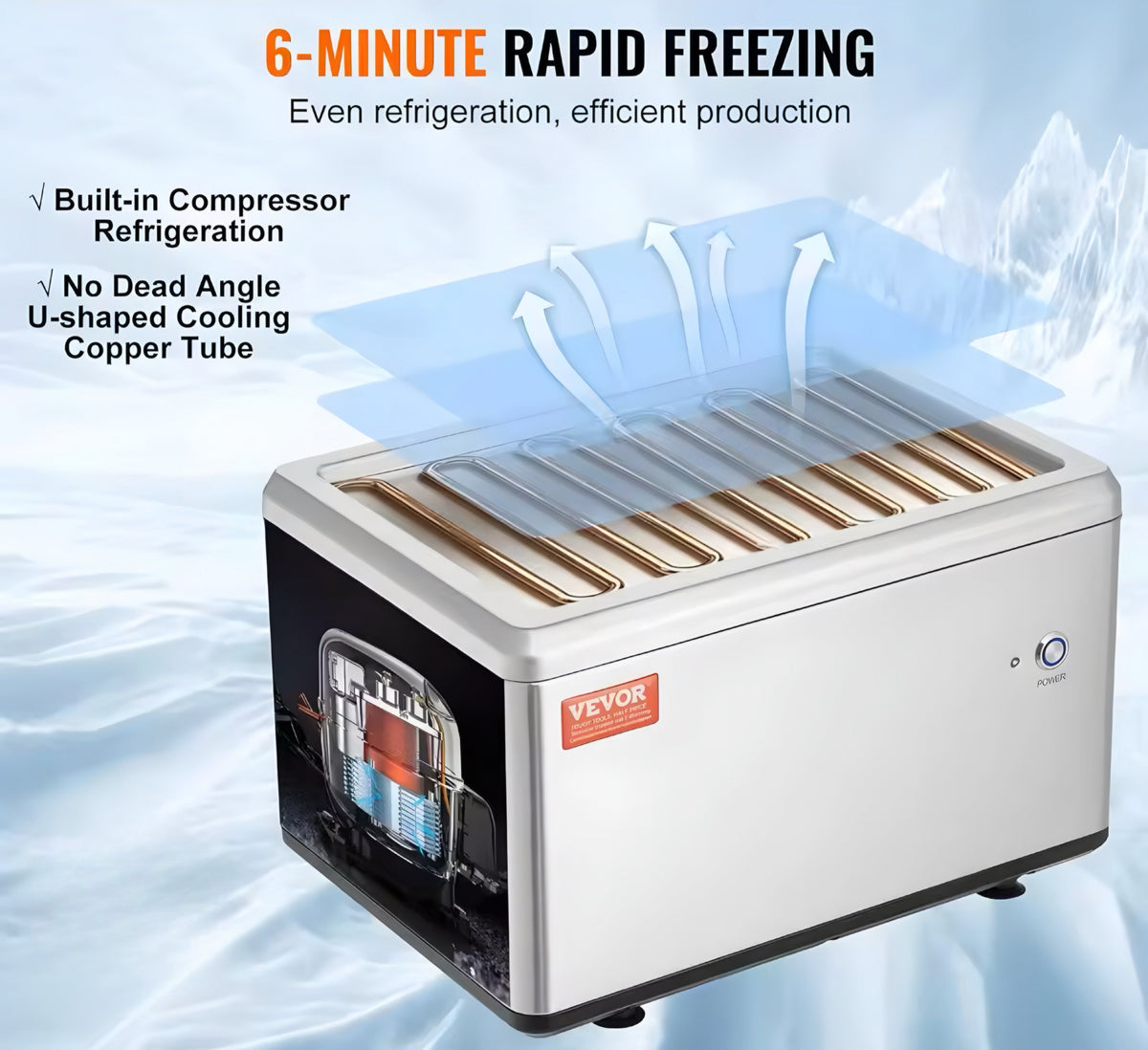 Mini Fried Ice Cream Maker