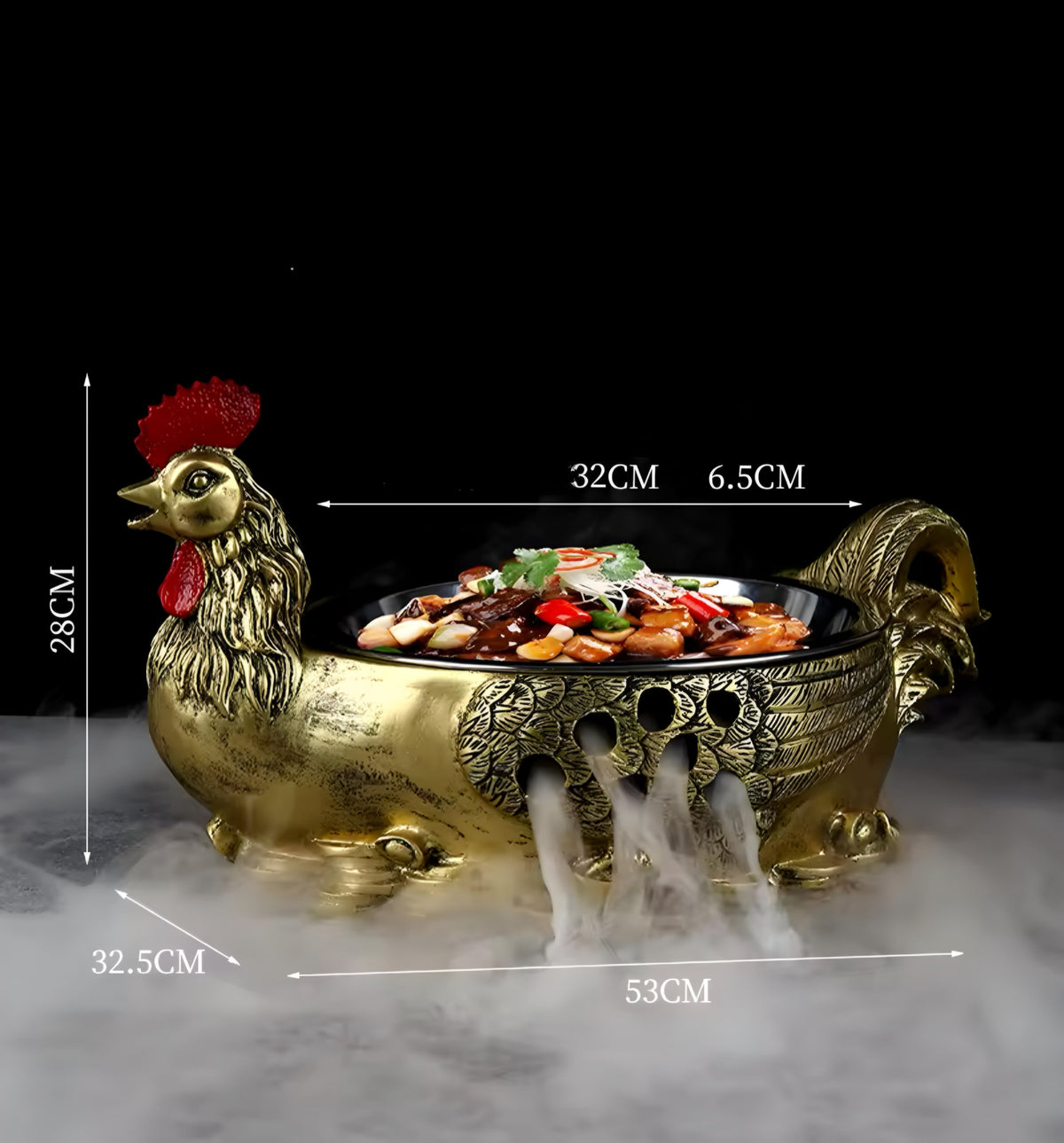 Creative Dry Ice Plate