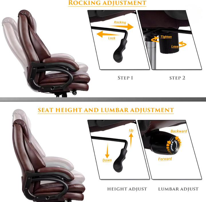 Diamond-Quilted Office Chair
