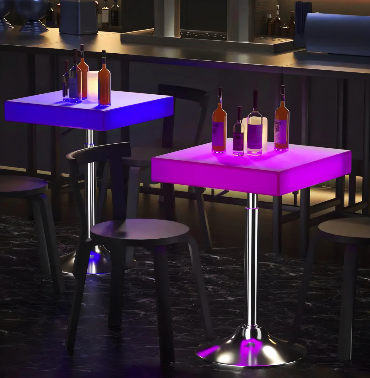Adjustable Illuminated Table