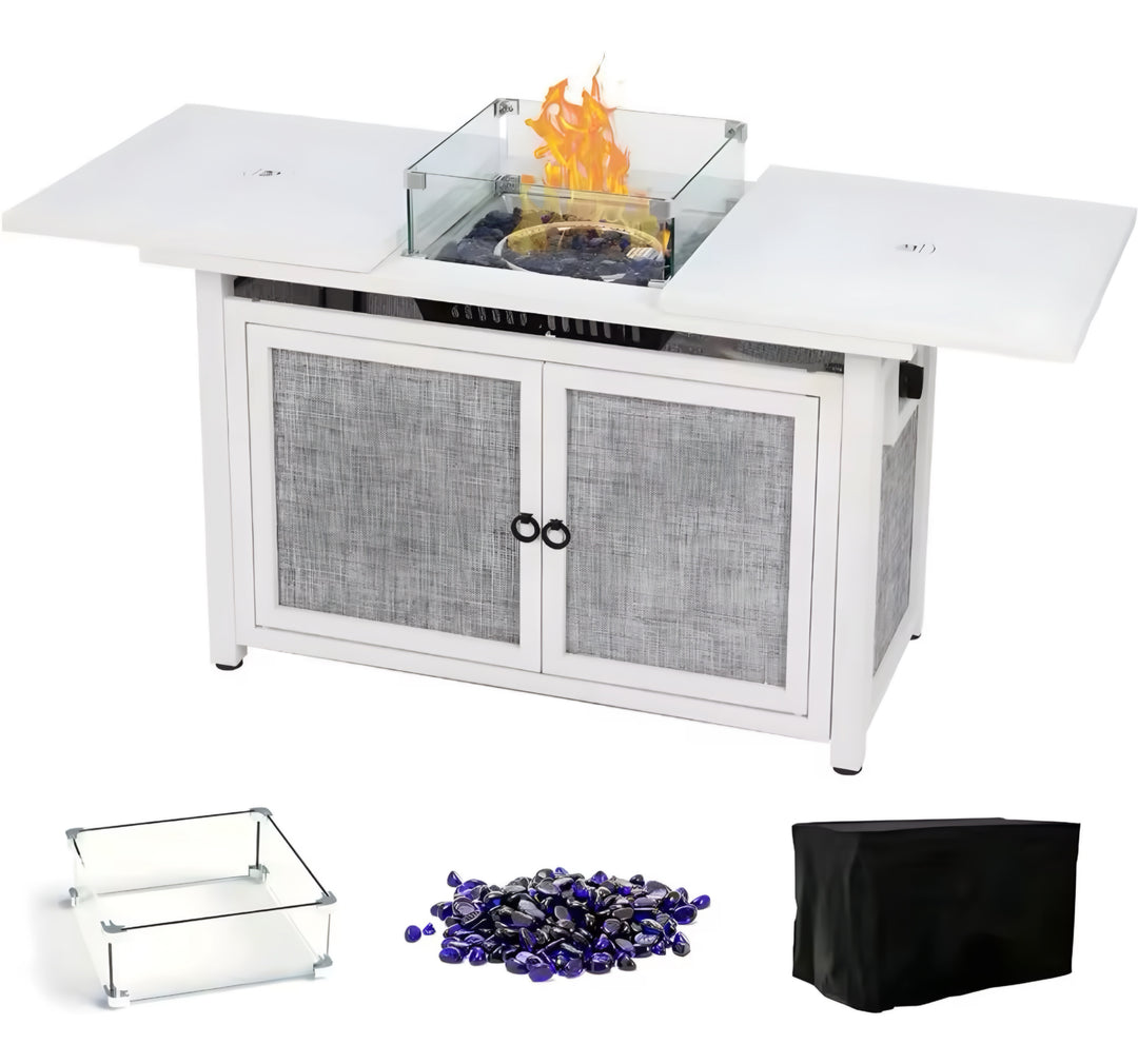 Propane Fire Pit Table with Storage