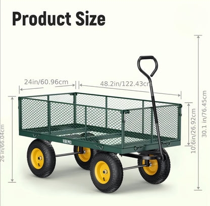 Heavy-Duty Steel Cart