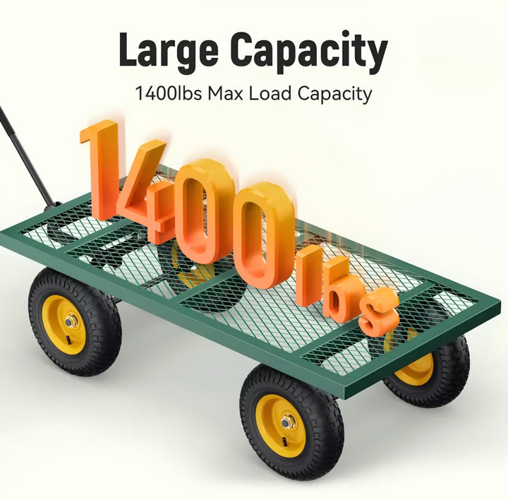 Heavy-Duty Steel Cart
