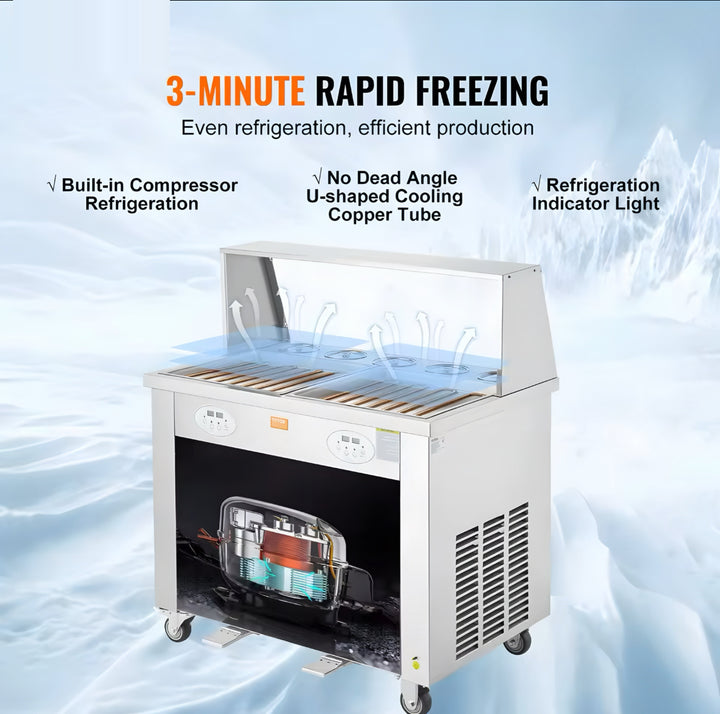 Fried Ice Cream Machine