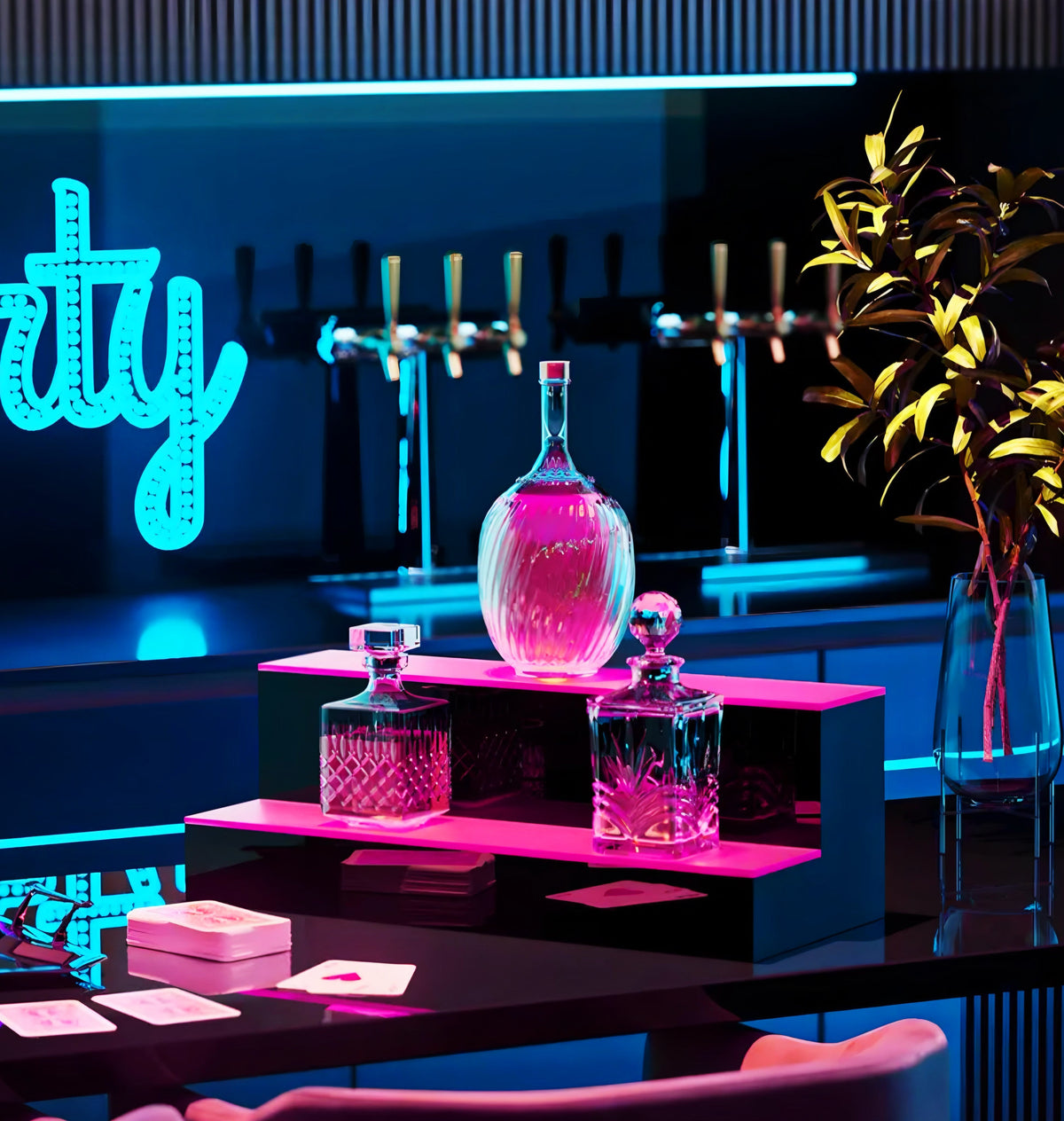 Illuminated Display Stand