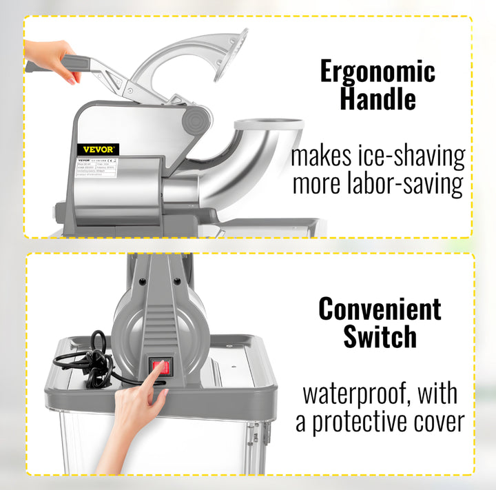 Ice Crusher with Collection Bin